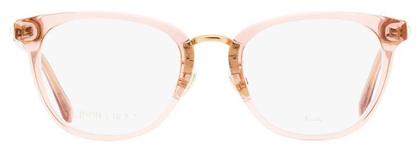 Jimmy Choo Plastic (Acetate)/Metal eyeglasses in nude