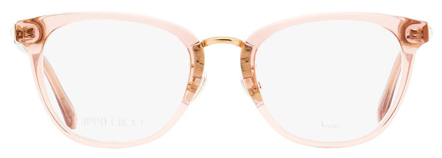 Jimmy Choo Plastic (Acetate)/Metal eyeglasses in nude