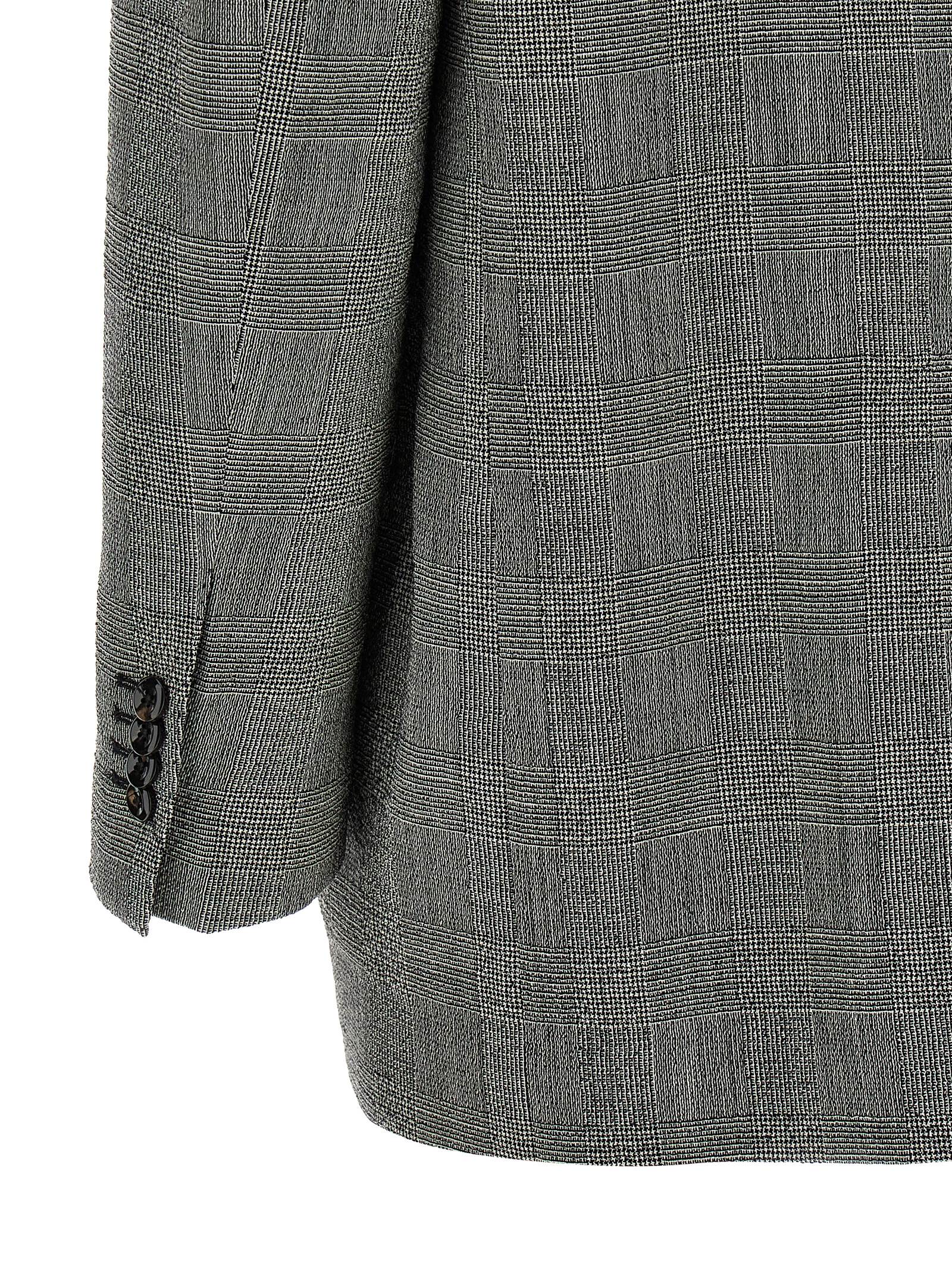 Cecily blazer Gray Virgin Wool Elastane Blazer, Suits