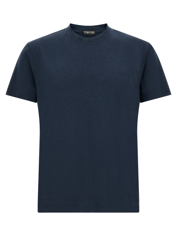 Tom Ford Crew-Neck Cotton T-shirt — Navy