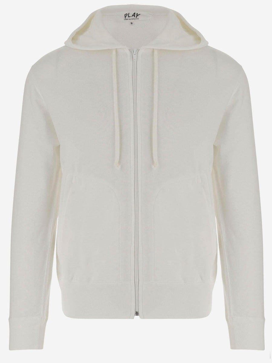 Cotton Sweatshirt With Logo White Sweatshirts