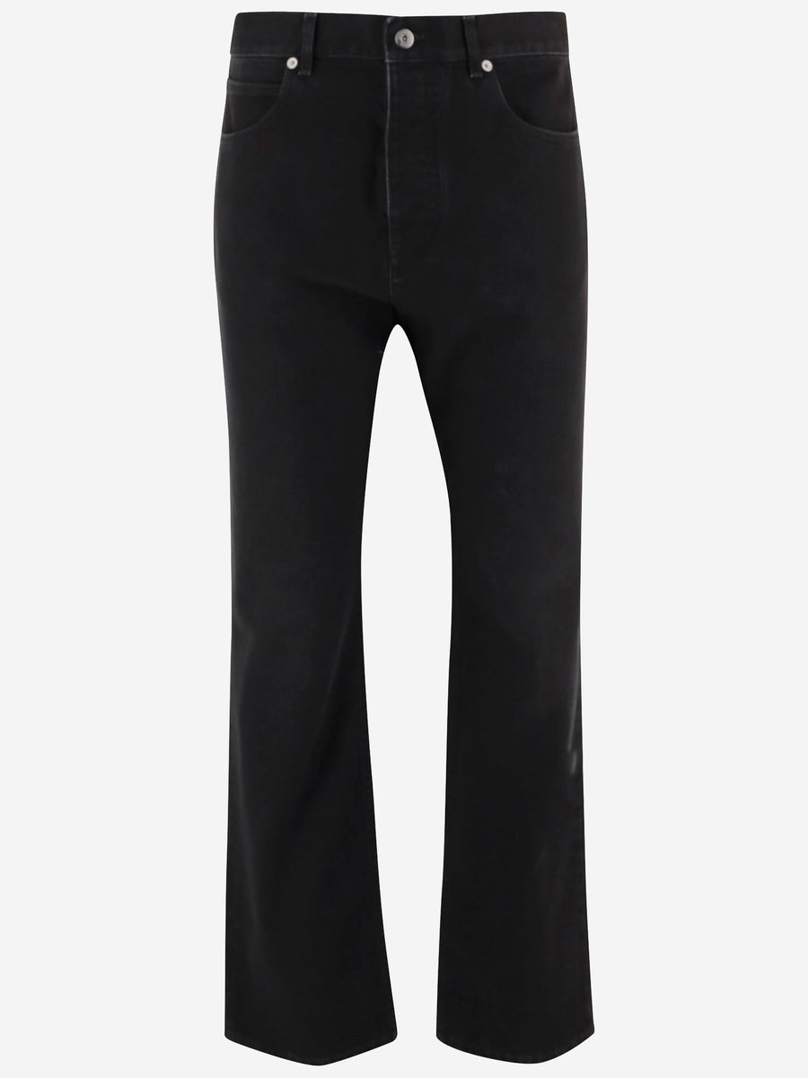Jeans Cotton Denim Black Trousers