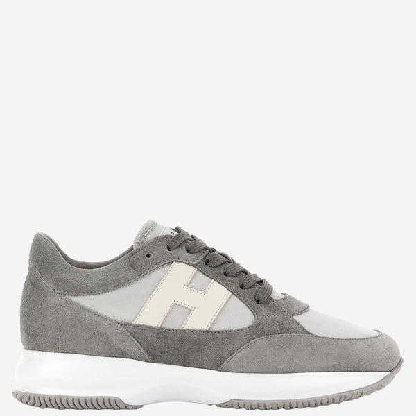 Sneakers Interactive Leather And Nylon Multicolour Rubber Trainers