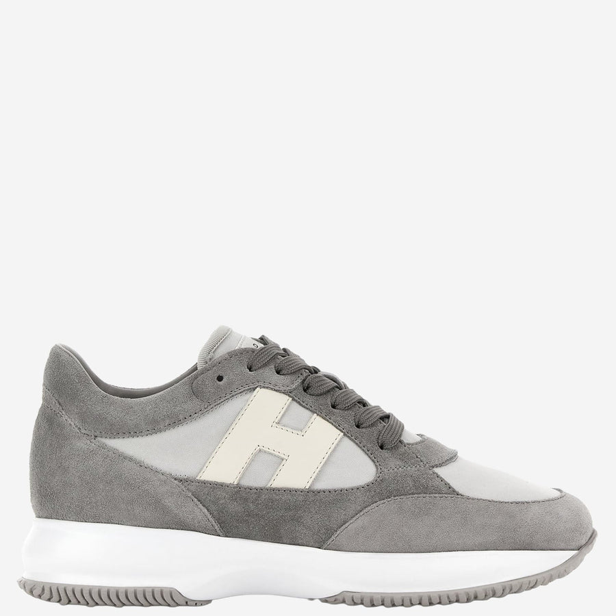 Sneakers Interactive Leather And Nylon Multicolour Rubber Trainers