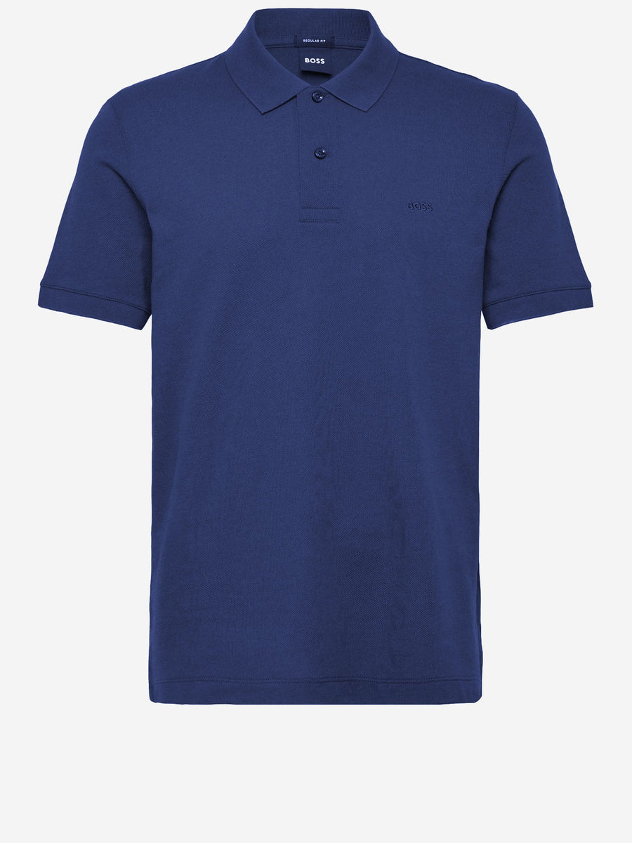 Polo Shirt Cotton Blue