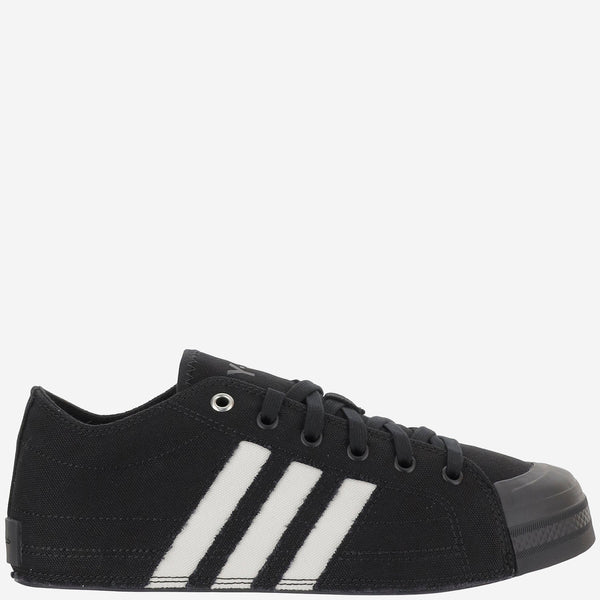 Y-3 Nizza Lo Sneakers Black/white Fabric Trainers