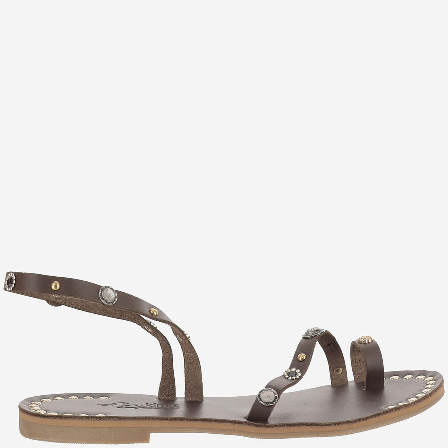 Leather Sandals Brown