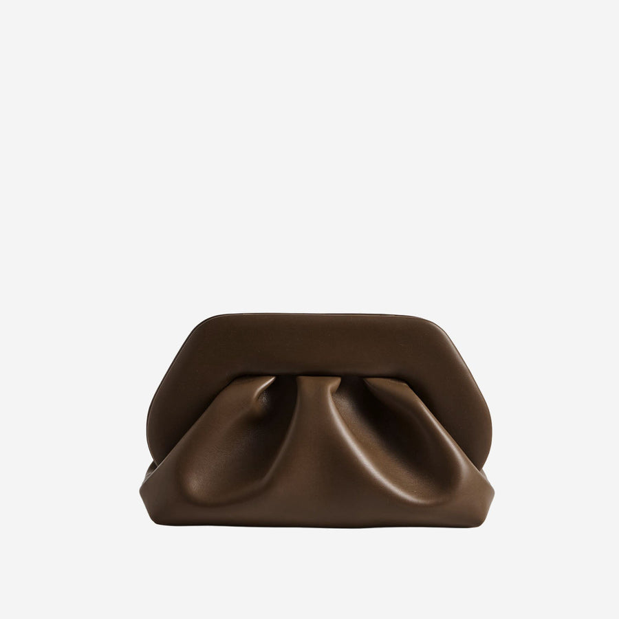 Vegan Fabric Bag Dark Brown Handbags