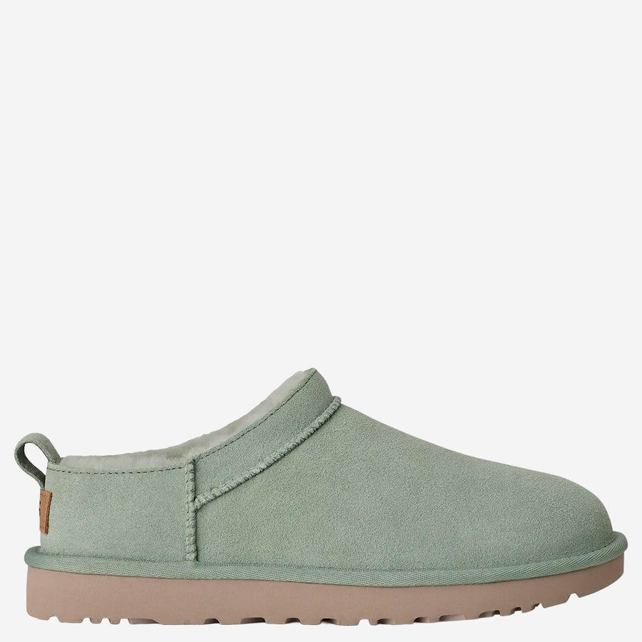 Ankle Boots Classic Micro Green Leather