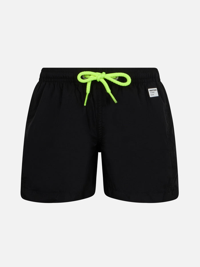 Boy Lightweight Fabric Black Swim Shorts Jean Lighting Pantone | Pantone® Special Edition __single__ Swimshort