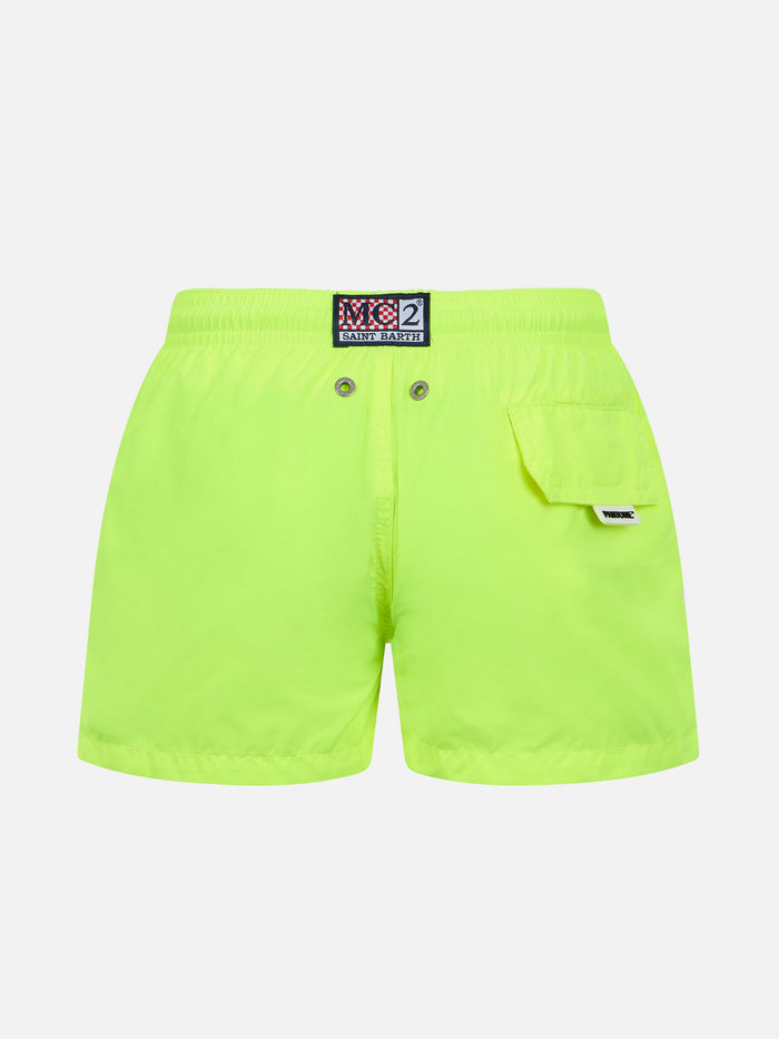 Boy Lightweight Fabric Fluo Yellow Swim-Shorts Jean Lighting Pantone | Special Edition __single__ Swimshort