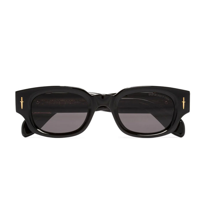 Cutler And Gross Great Frog 004 01 Gold Nero Acetate Occhiali Sole