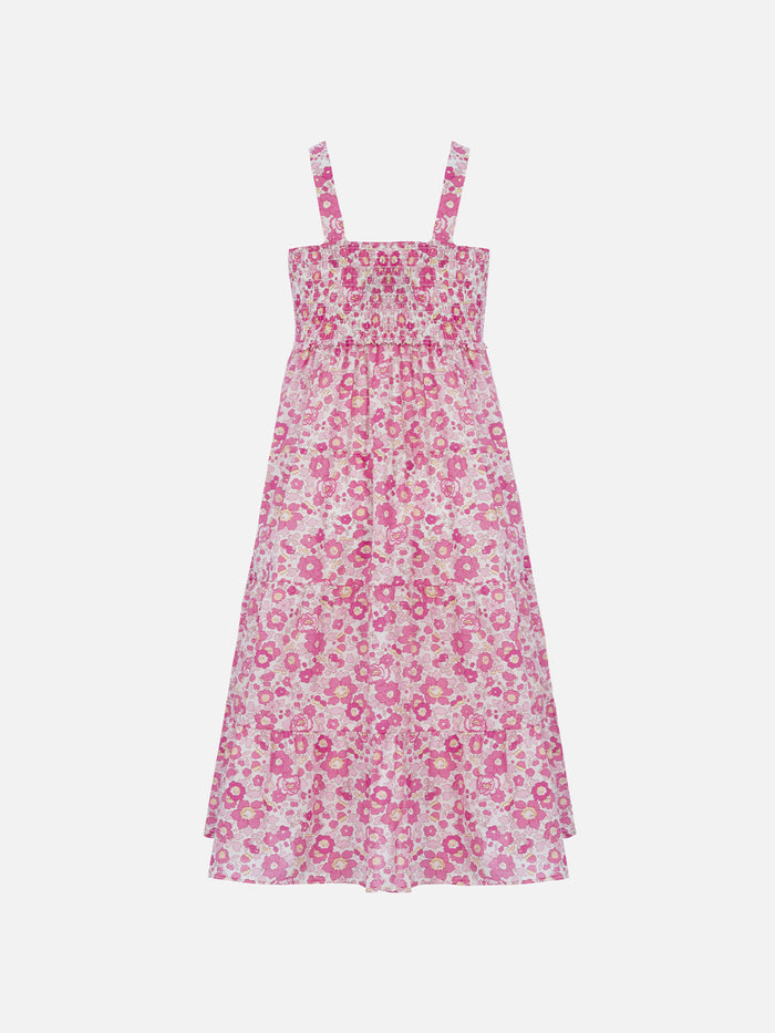 Girl Cotton Dress Jemine Jr With Betsy Print | Made Liberty Fabric __single__