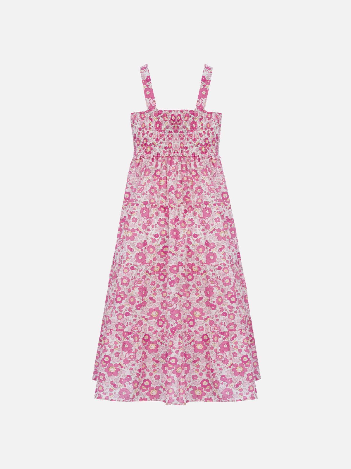 Girl Cotton Dress Jemine Jr With Betsy Print | Made Liberty Fabric Pink