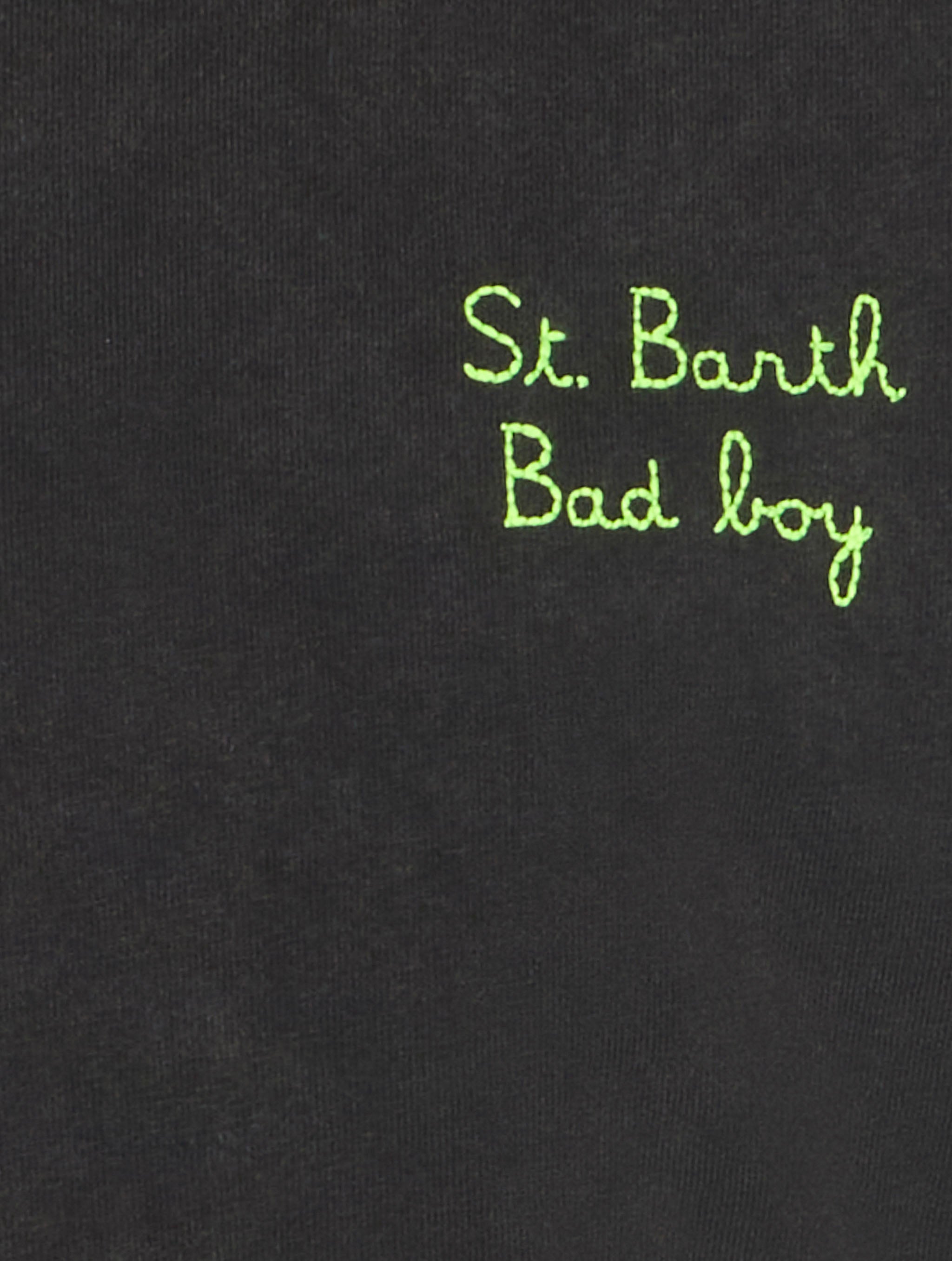 Boy Black Cotton T-Shirt Josh
