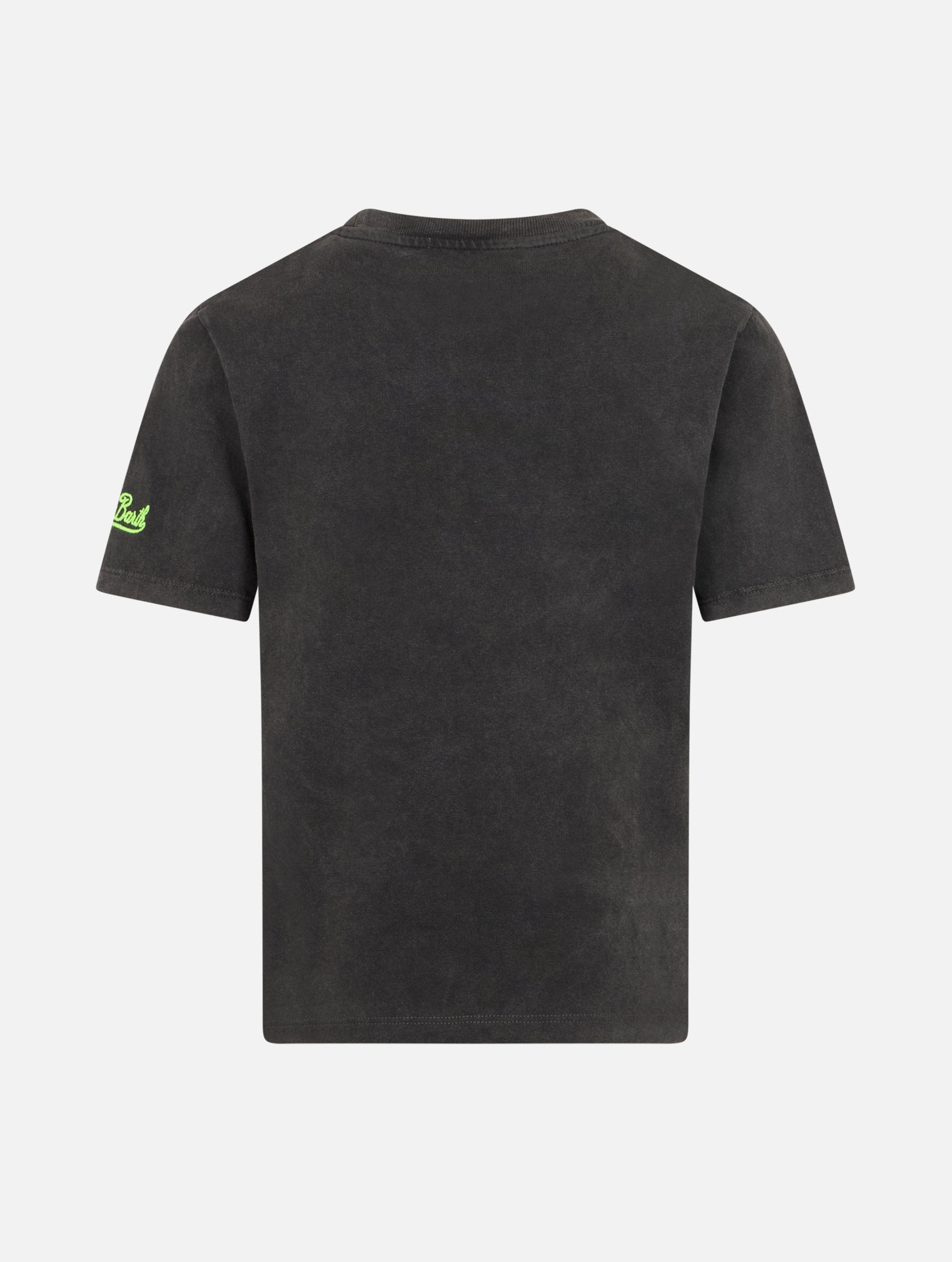 Boy Black Cotton T-Shirt Josh