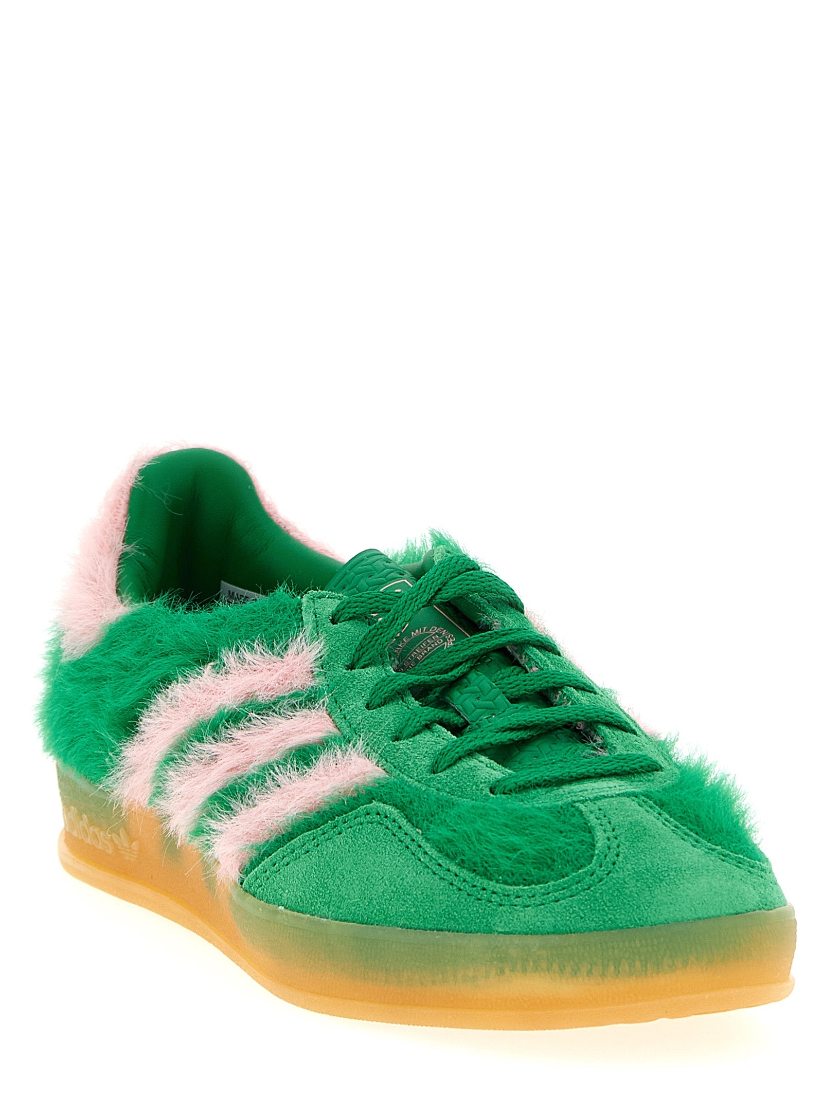 Gazelle Indoor sneakers Green Calfskin Leather (bos Taurus)