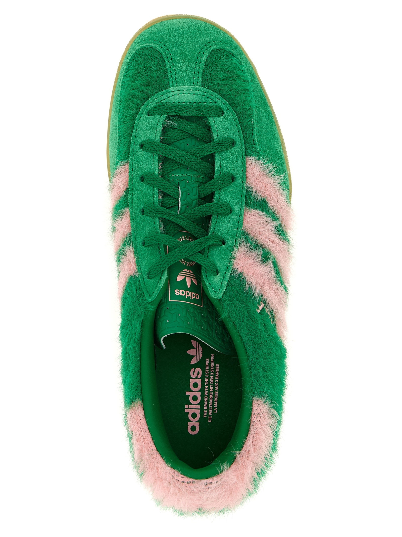 Gazelle Indoor sneakers Green Calfskin Leather (bos Taurus)