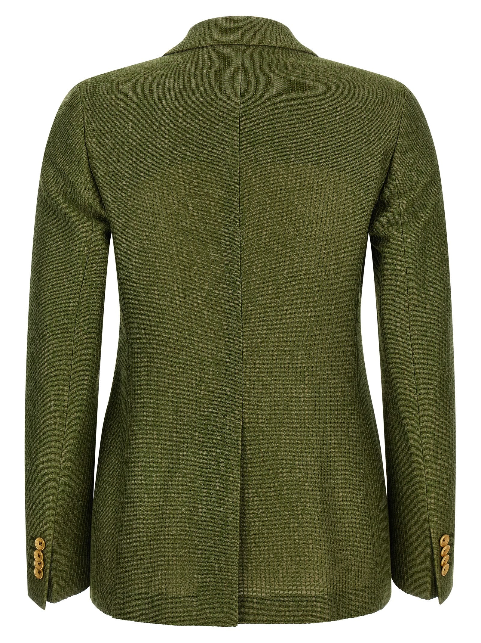 Parigi blazer Green Cotton Blazer, Suits
