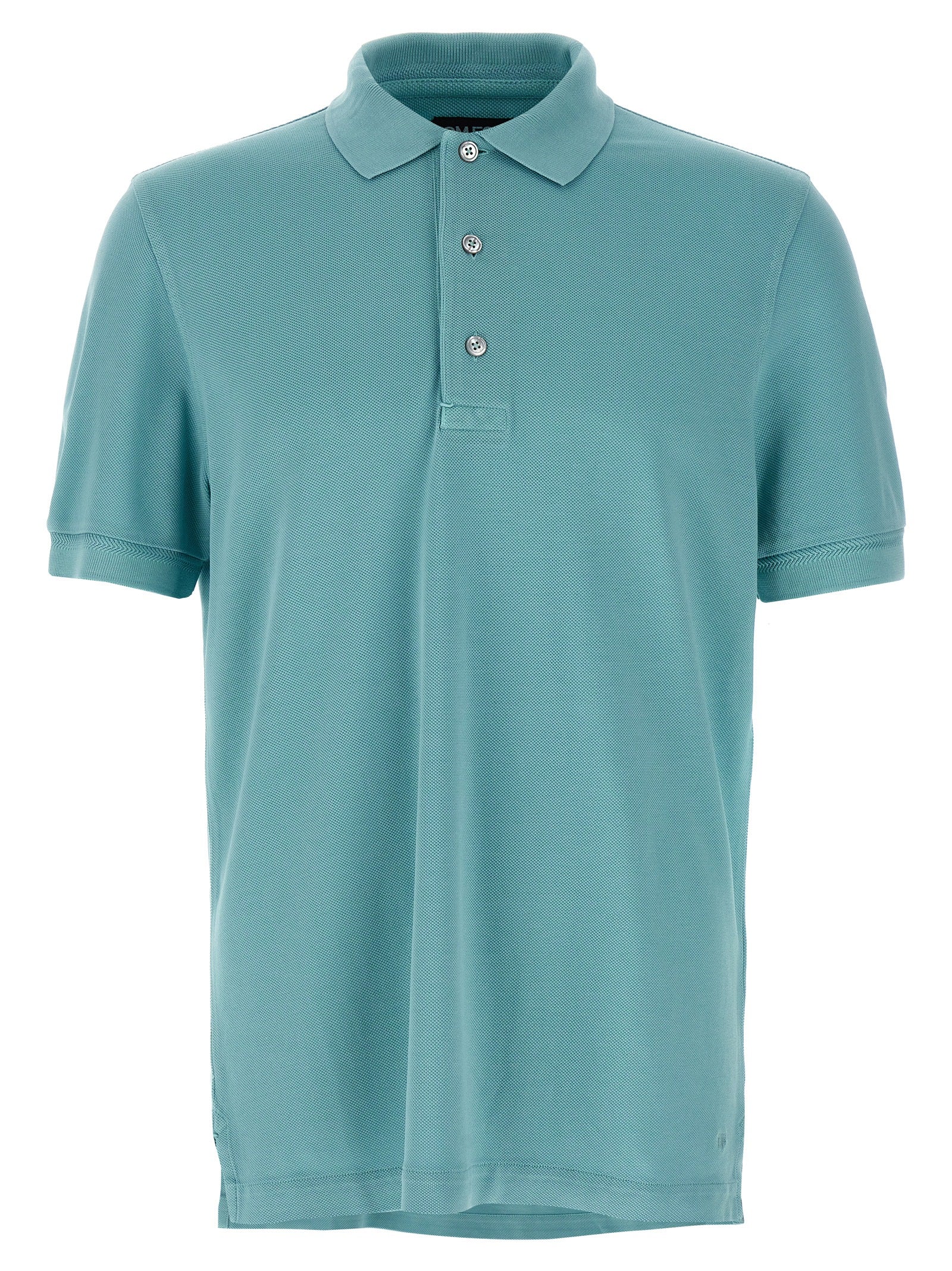 Piqué polo shirt Light Blue Cotton