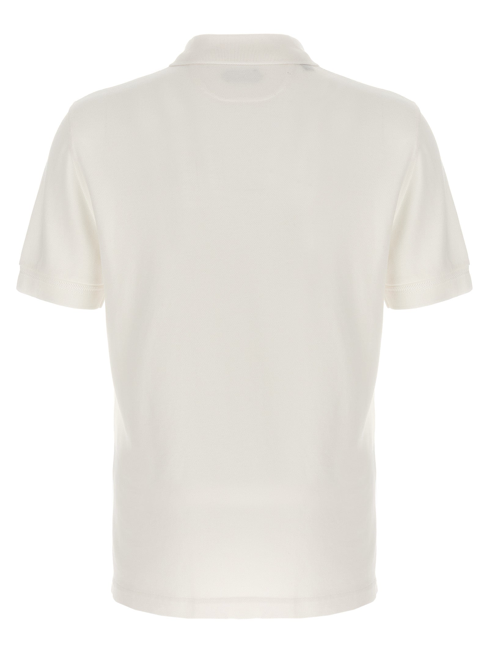 Piqué polo shirt White Lyocell Cotton
