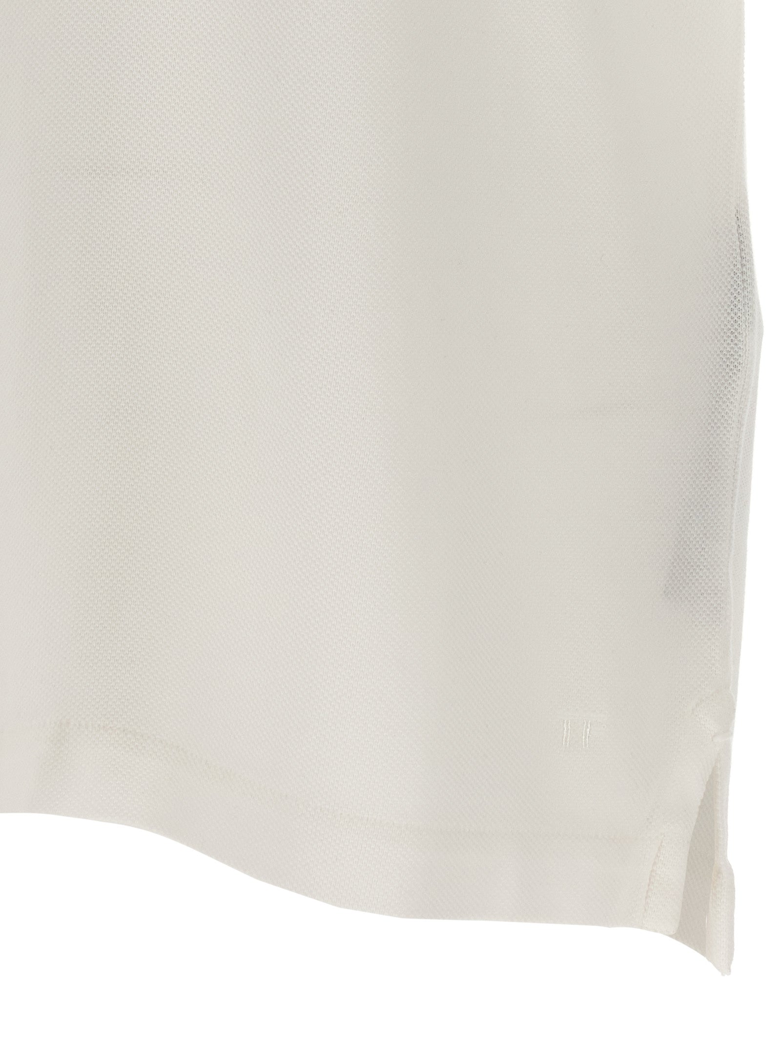 Piqué polo shirt White Lyocell Cotton