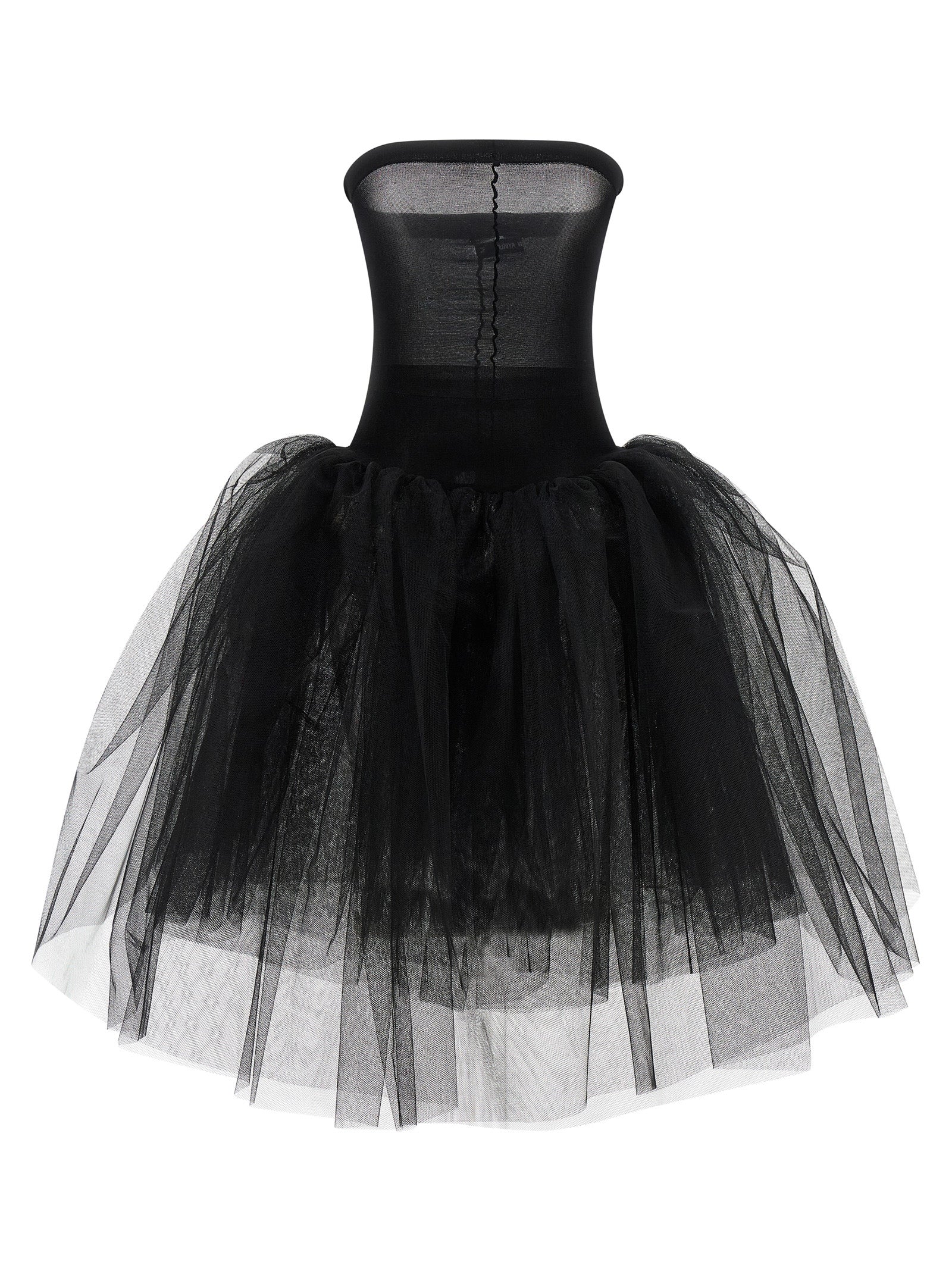 Tulle Dress Black Nylon