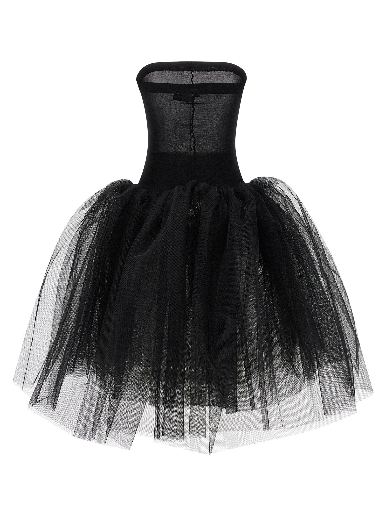 Tulle Dress Black Nylon
