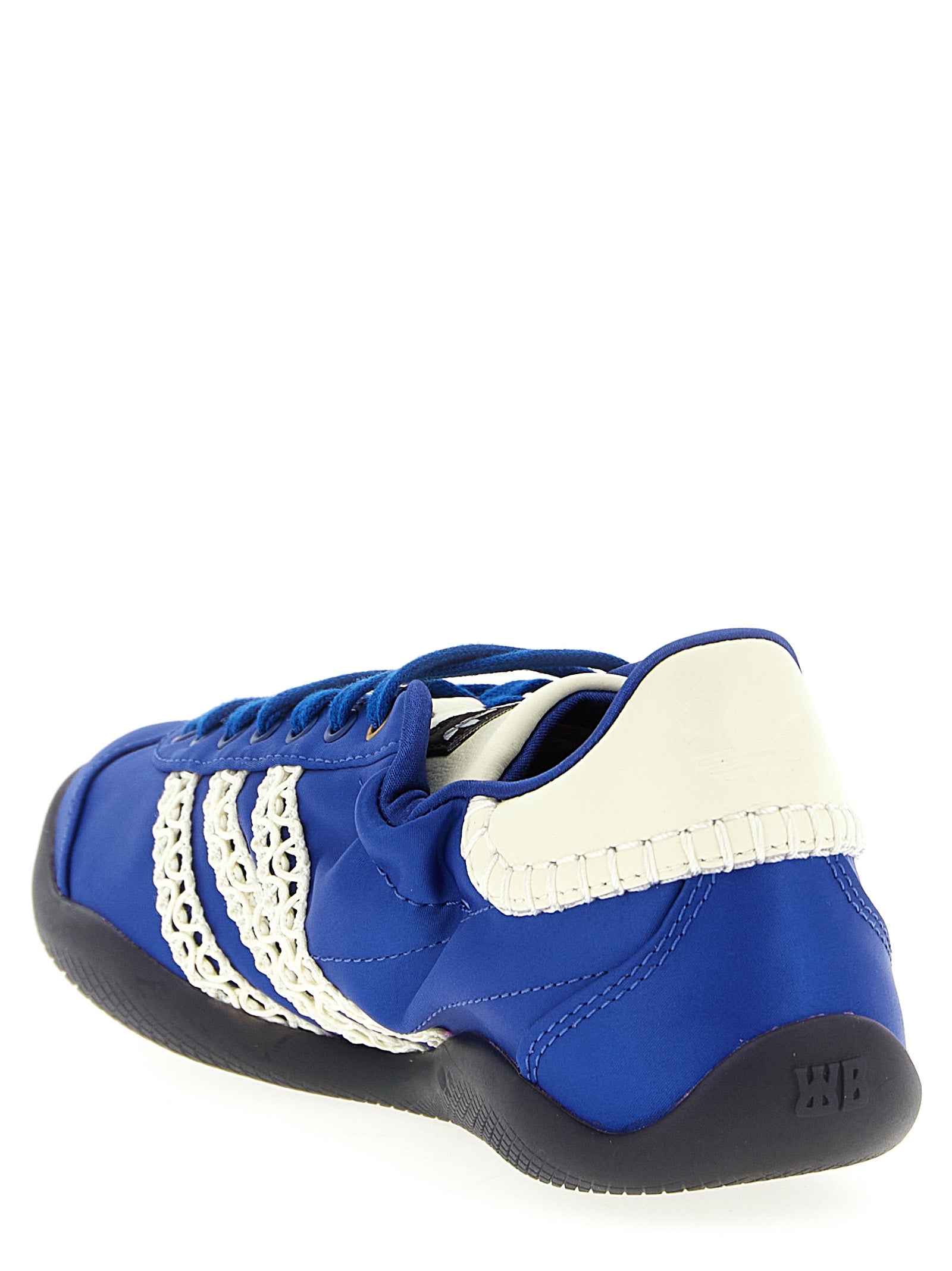 Karintha Lo Satin sneakers Adidas by WalesBonner Blue Textile