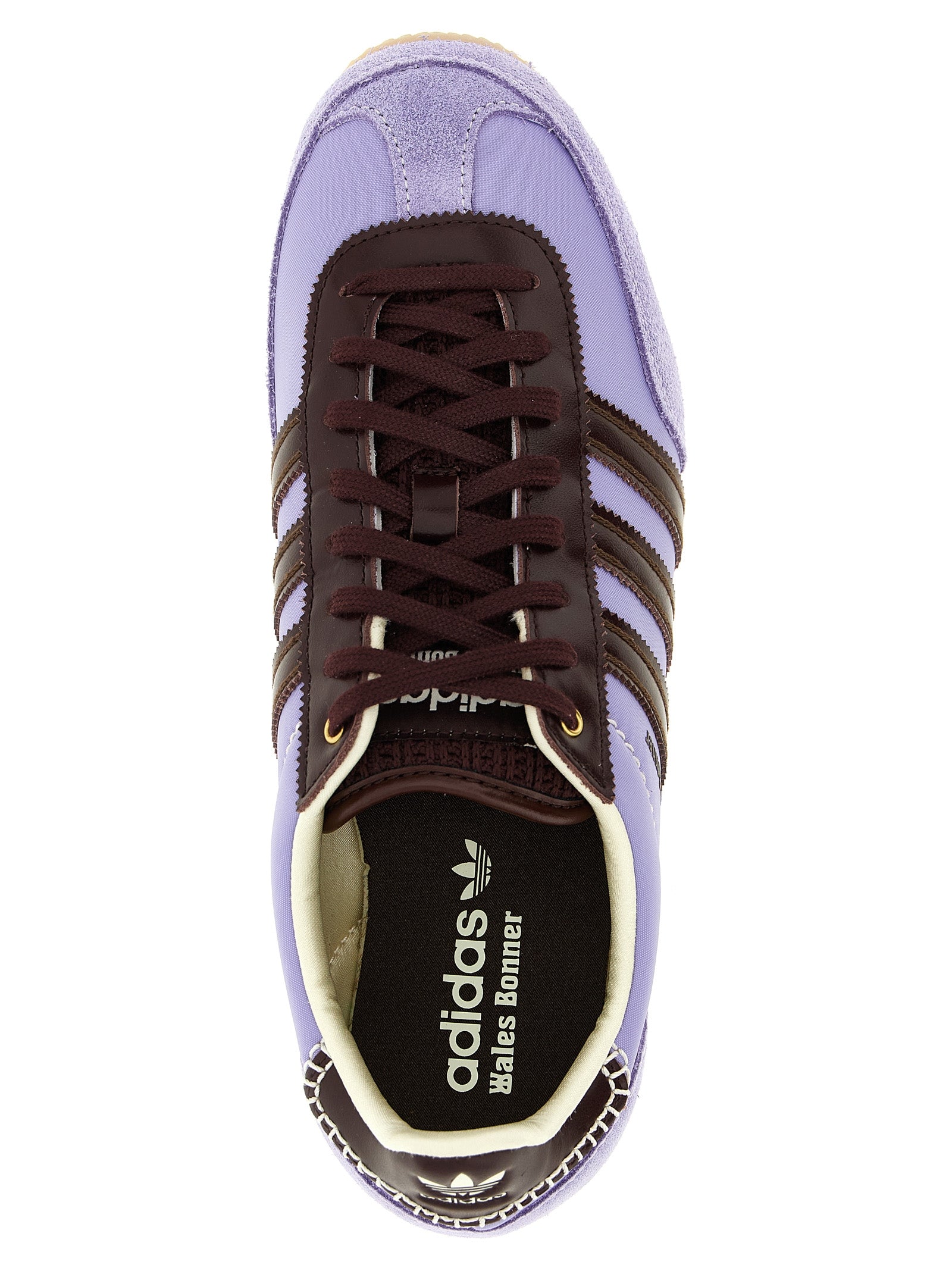 Japan sneakers Adidas Originals by Wales Bonner Purple Calfskin Leather (bos Taurus)