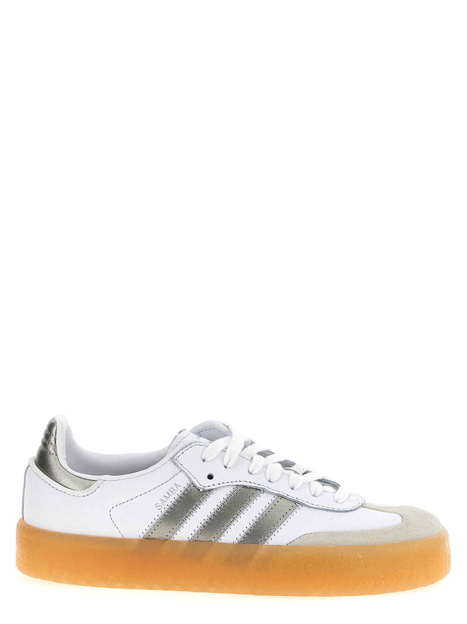Sambae sneakers Silver Calfskin Leather (bos Taurus)