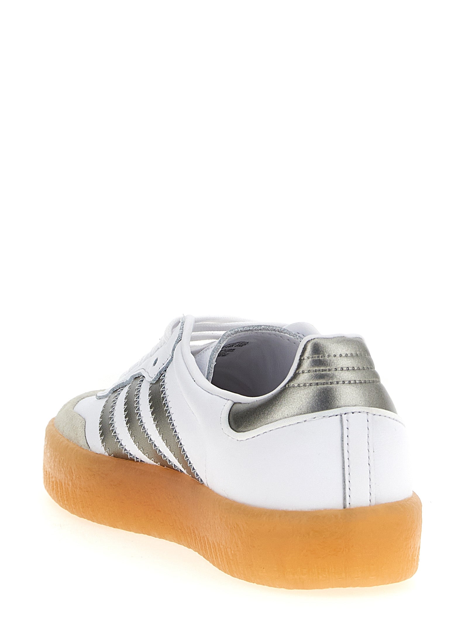 Sambae sneakers Silver Calfskin Leather (bos Taurus)