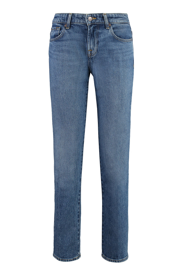 Straight Leg Jeans Denim Cotton Straight-leg