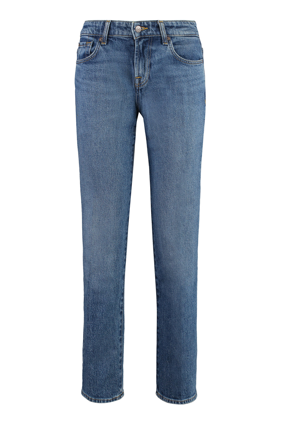 Straight Leg Jeans Denim Cotton Straight-leg