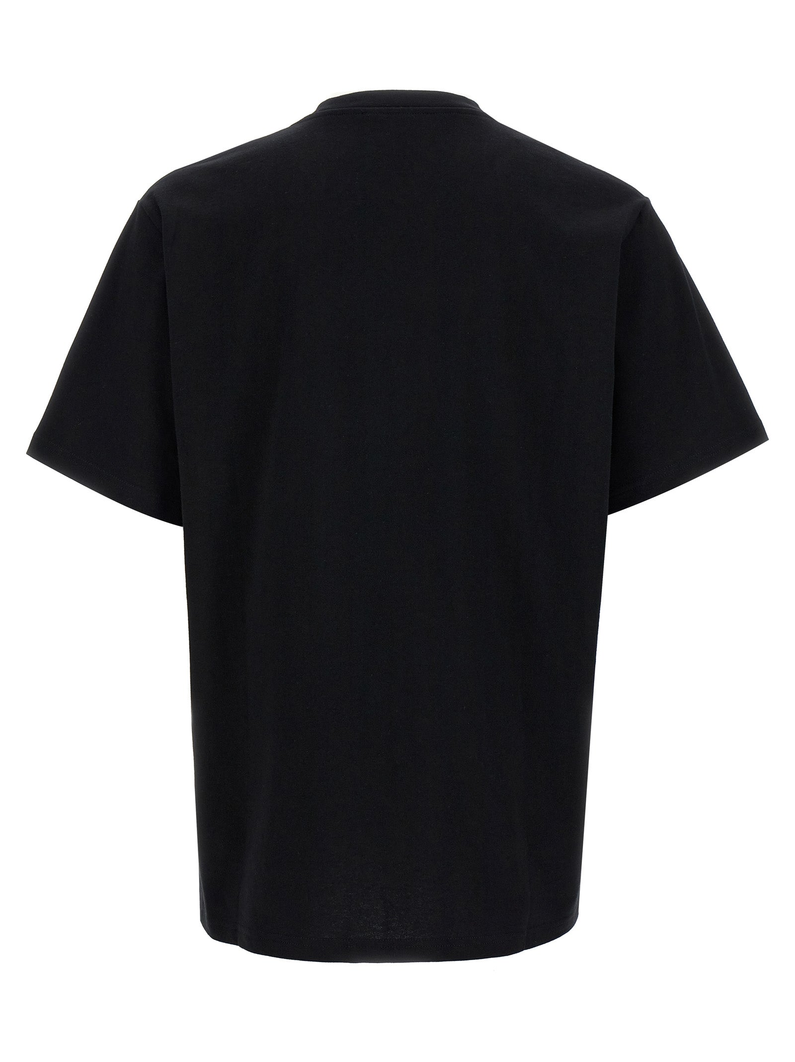 Anchor Embroidery T-shirt White/black Cotton