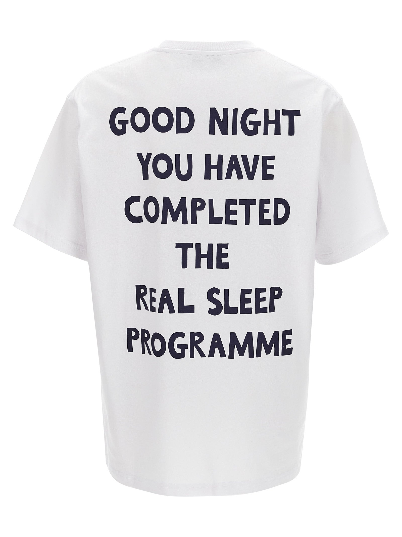 Logo T-shirt White/black Cotton
