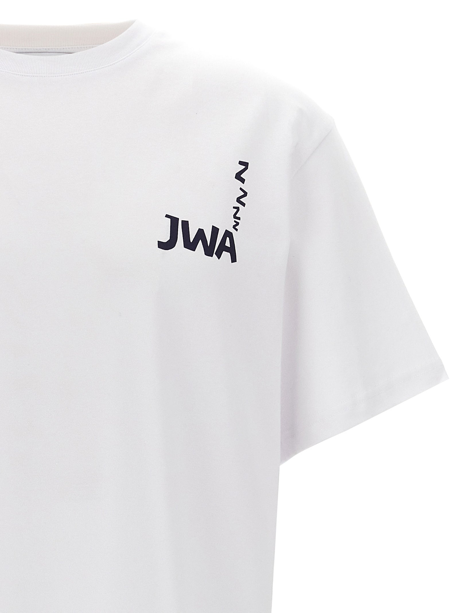 Logo T-shirt White/black Cotton