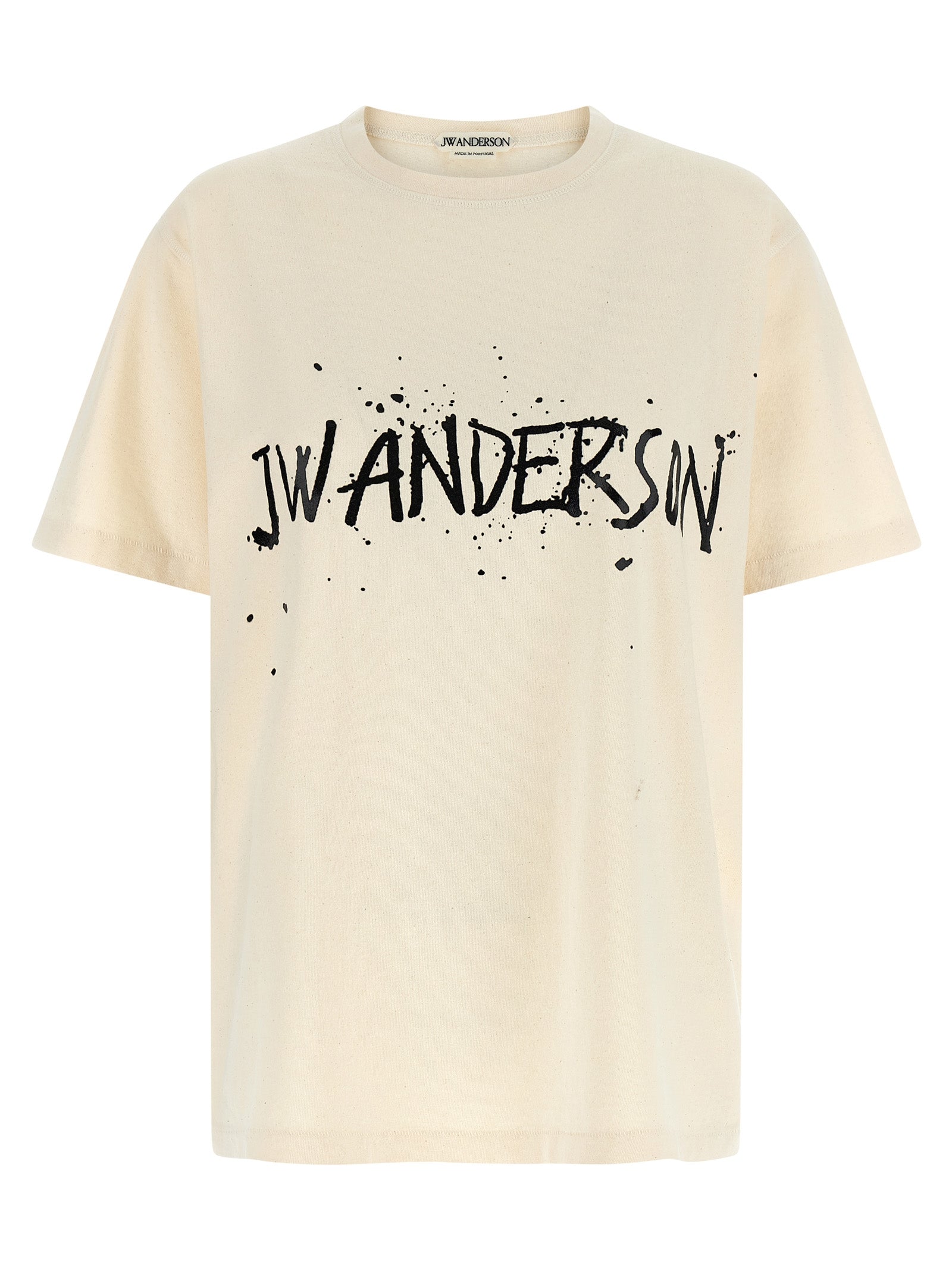 Circular T-shirt Beige Cotton