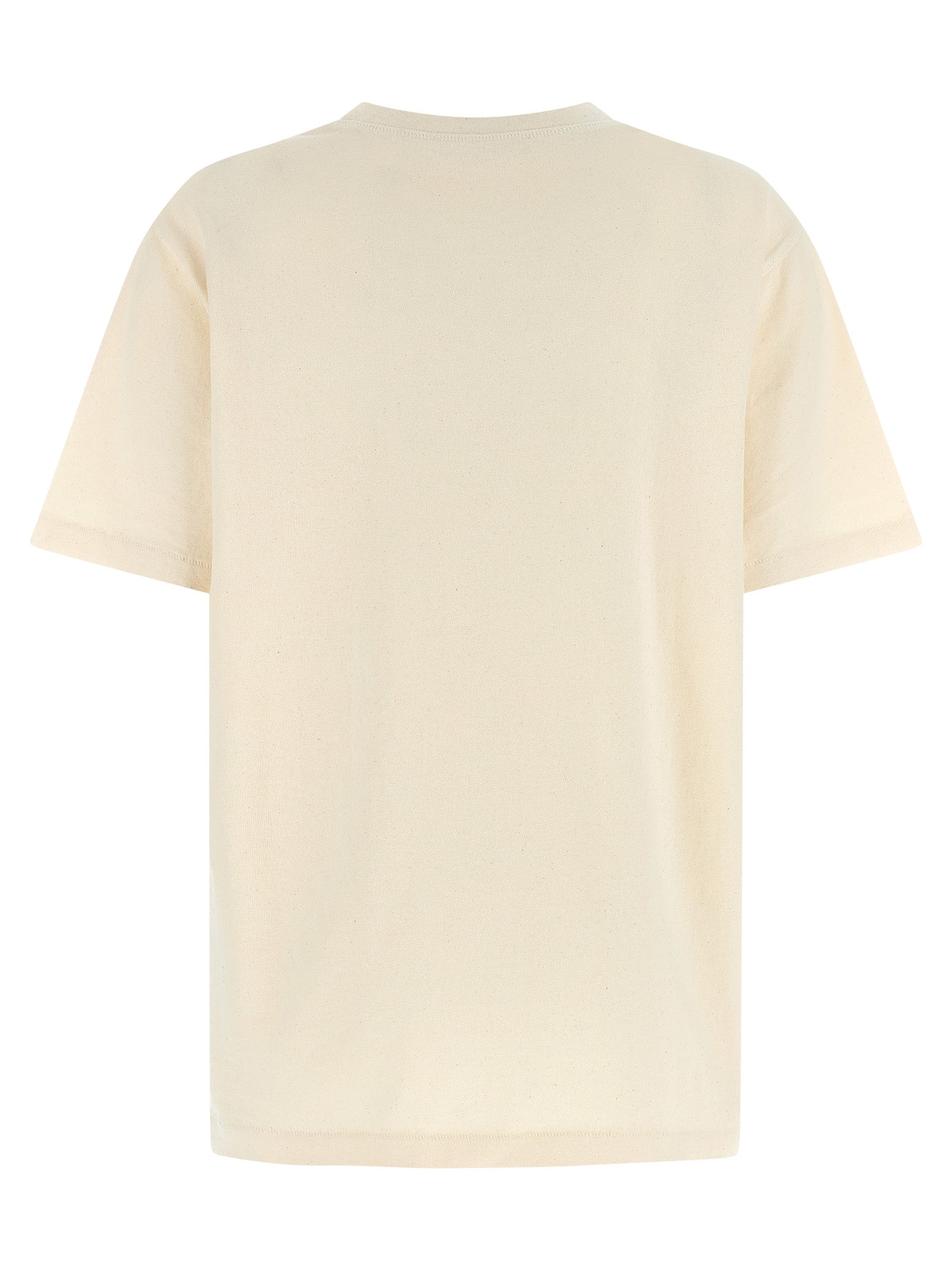 Circular T-shirt Beige Cotton