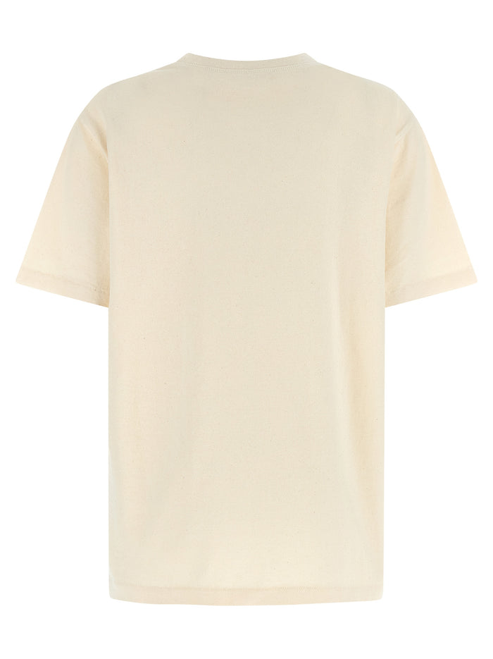 Circular T-shirt Beige Cotton