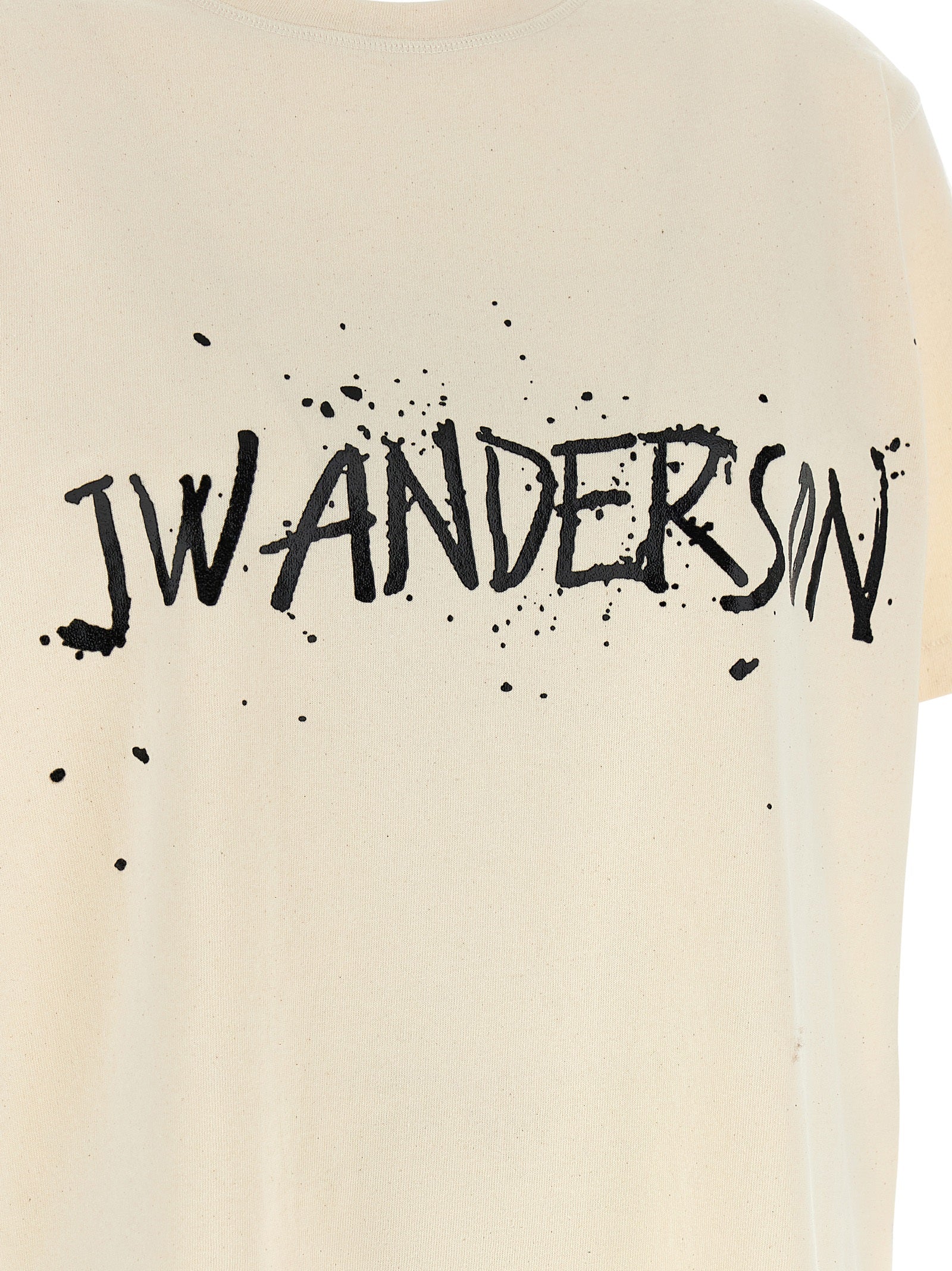 Circular T-shirt Beige Cotton