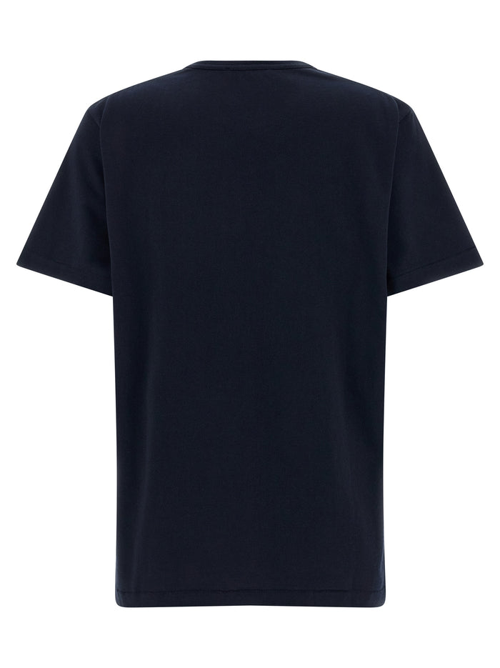 Ribbon Anchor T-shirt Black Cotton