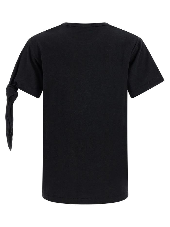 Knot T-shirt Black Cotton