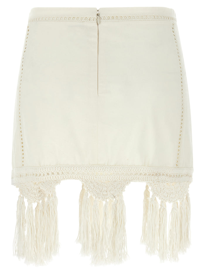 Sandra skirt White Cotton