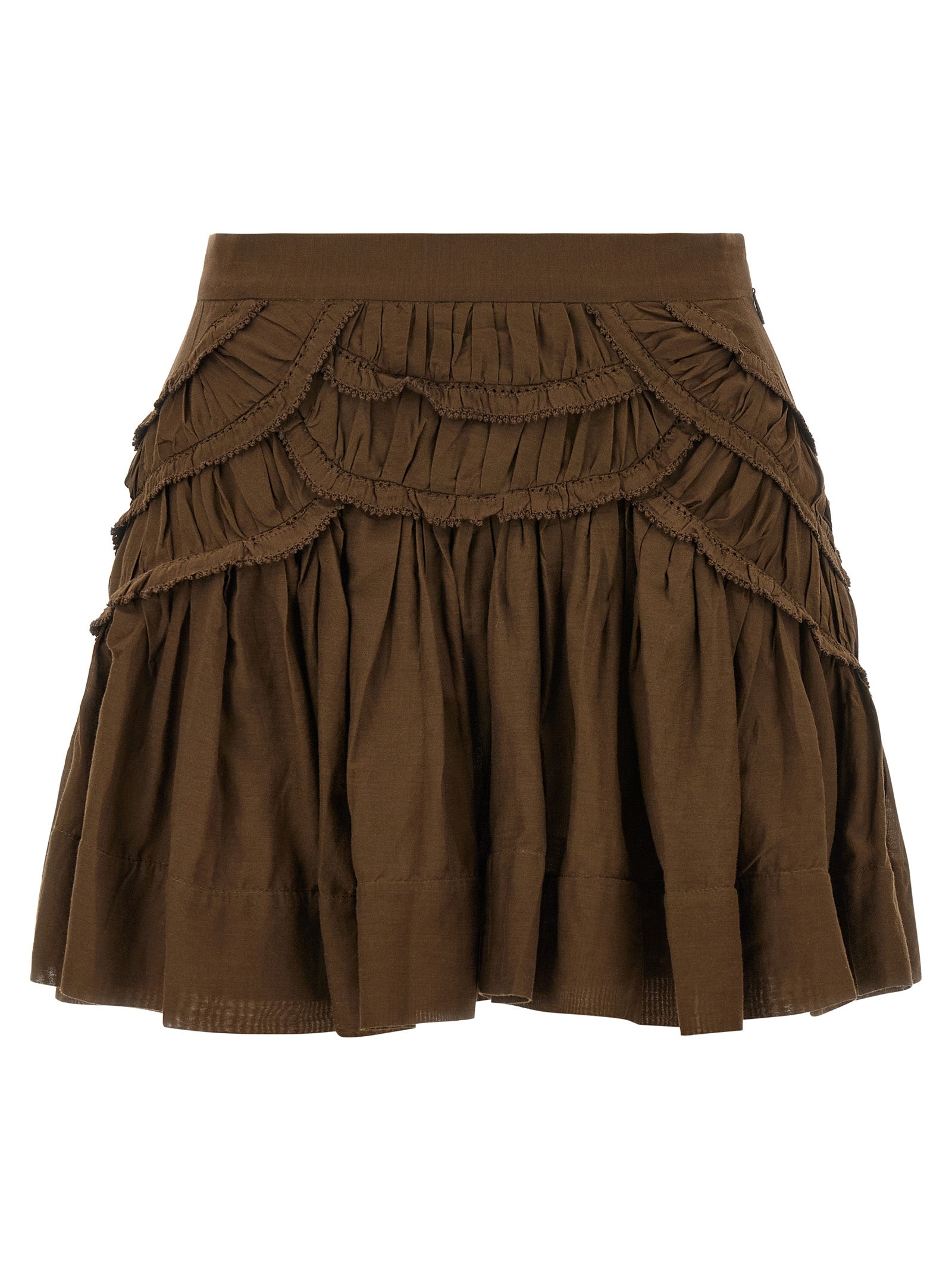 Ceola Skirt Green Cotton Viscose
