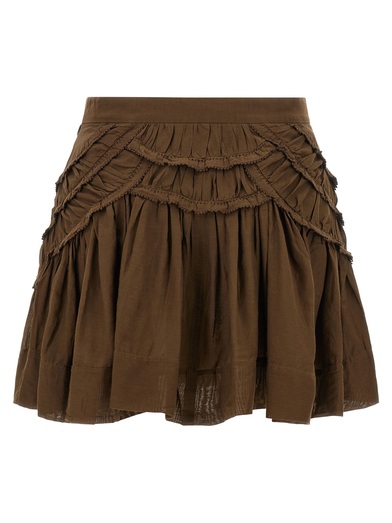 Ceola Skirt Green Cotton Viscose