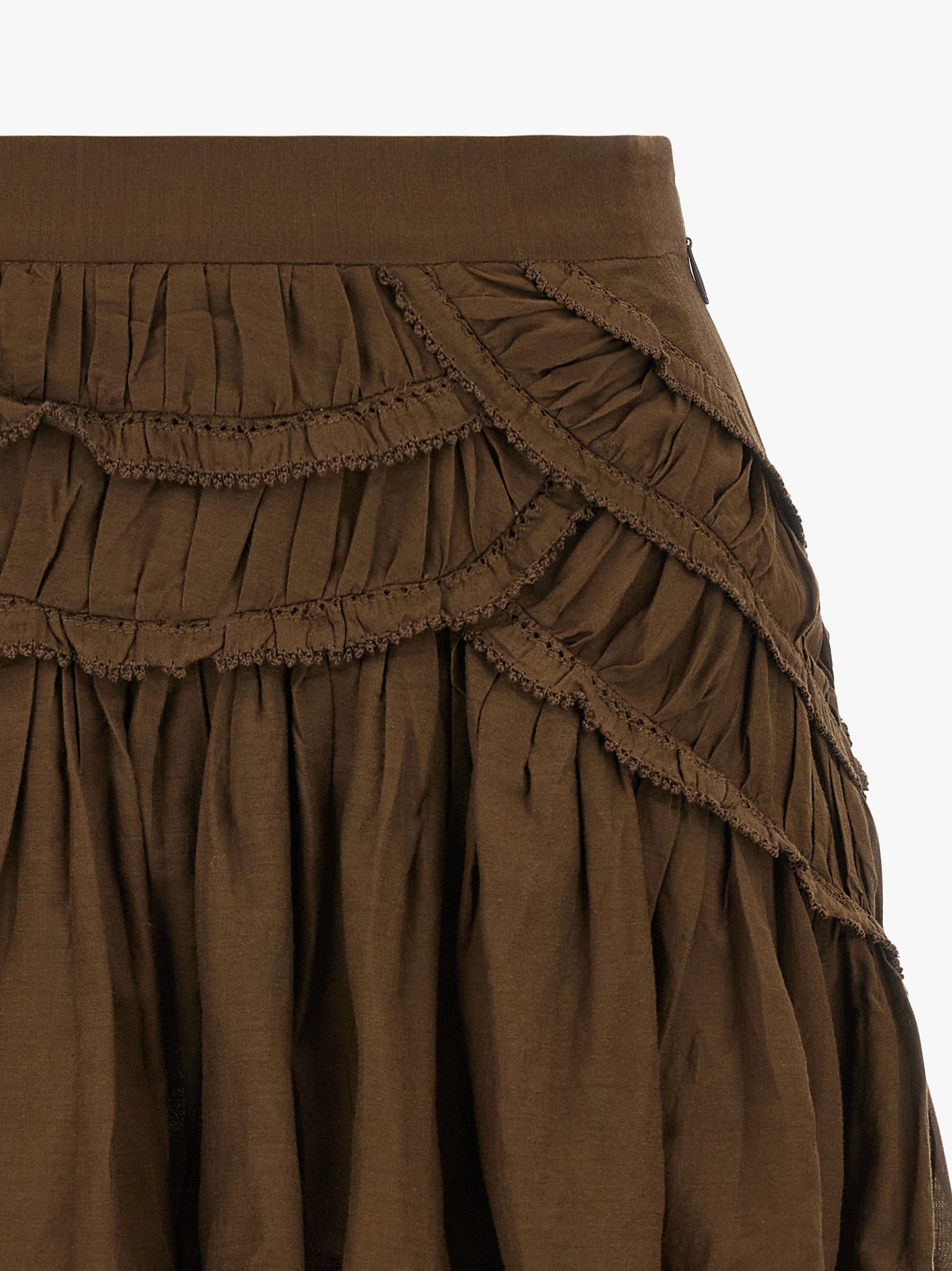 Ceola Skirt Green Cotton Viscose