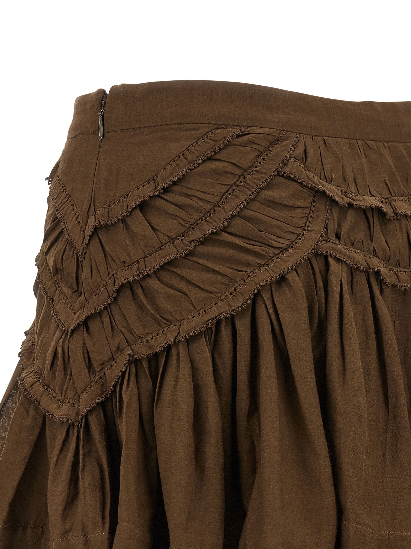 Ceola Skirt Green Cotton Viscose