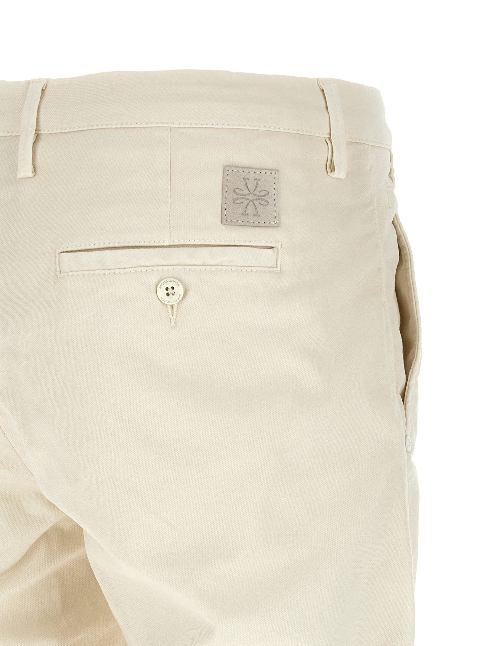 Bobby pants White Cotton Lyly Elastane