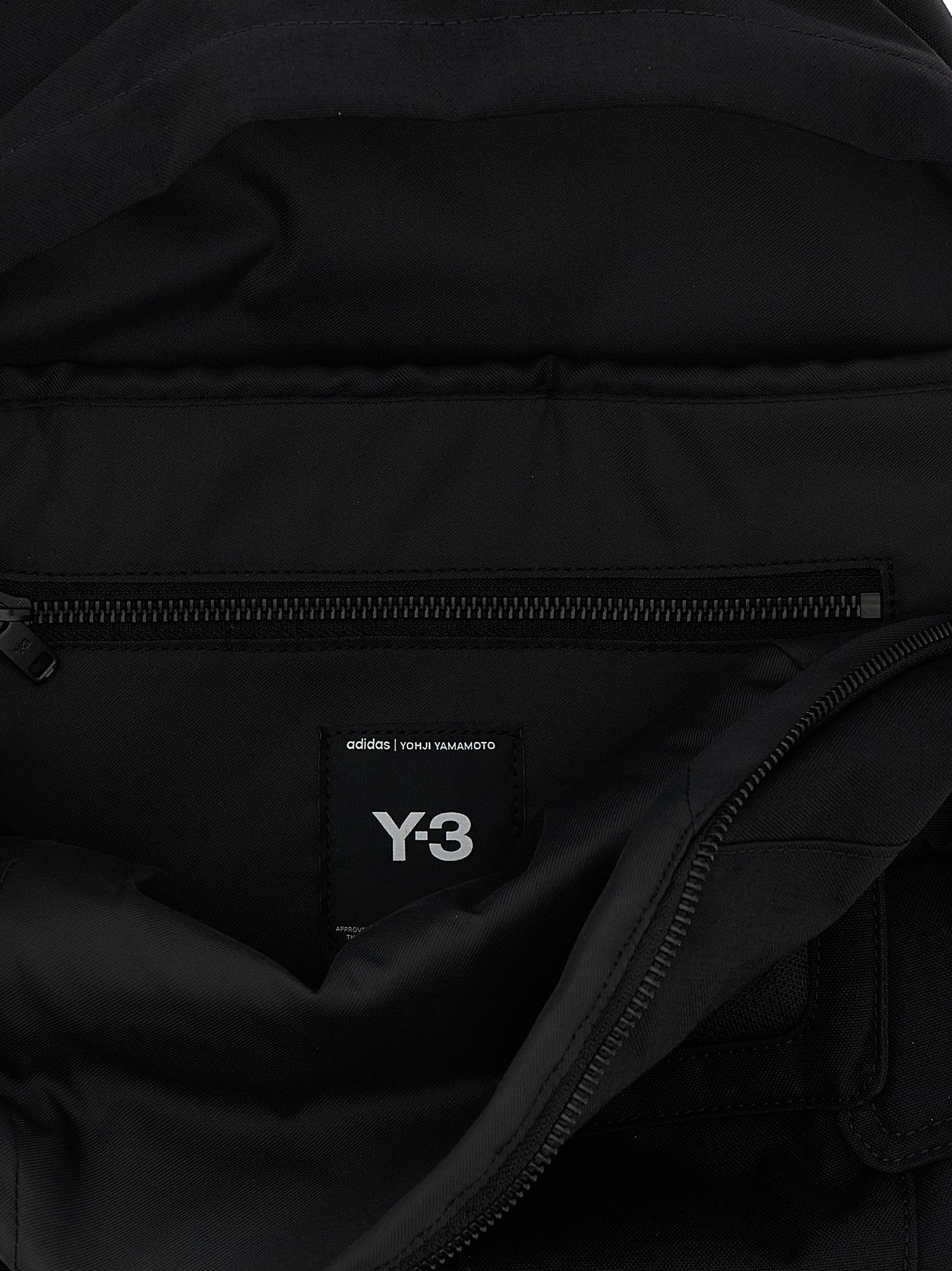 Small logo pocket backpack Black Polyamide Backpacks